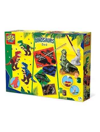 Set de loisirs créatifs 3 en 1 : Dinosaures - Kiabi