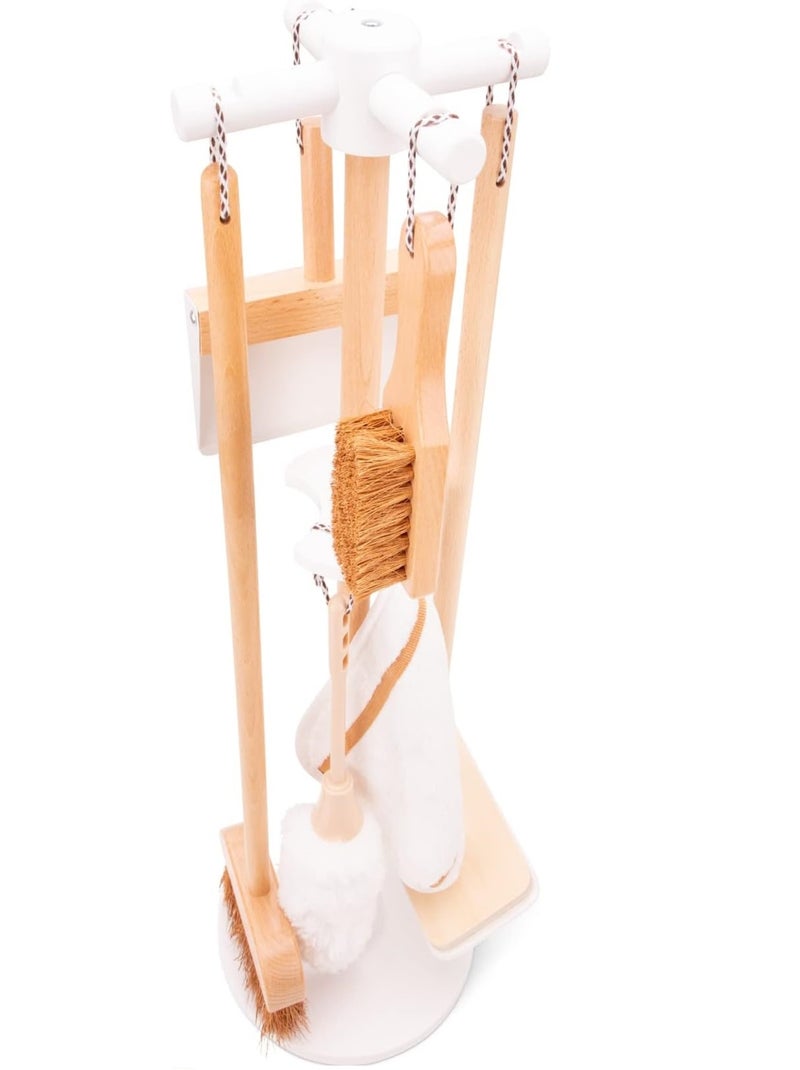 Set de ménage en bois Blanc - Kiabi