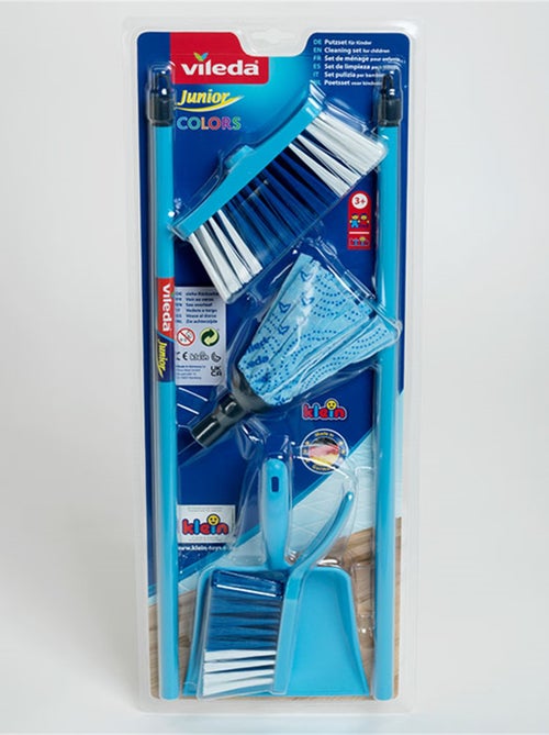 Set de ménage Vileda avec balai à franges Color Line 4 pièces - Kiabi