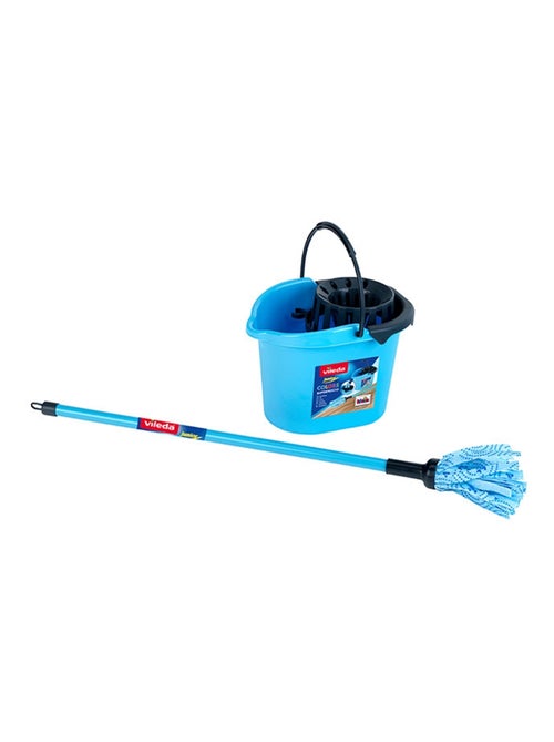 Set de ménage Vileda avec seau et balai à franges Color Line - Kiabi