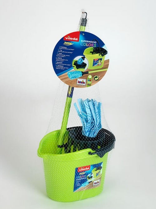 Set de ménage Vileda avec seau et balai à franges Color Line - Kiabi