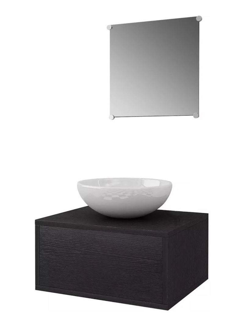 Set de meubles de salle de bain Noir - Kiabi