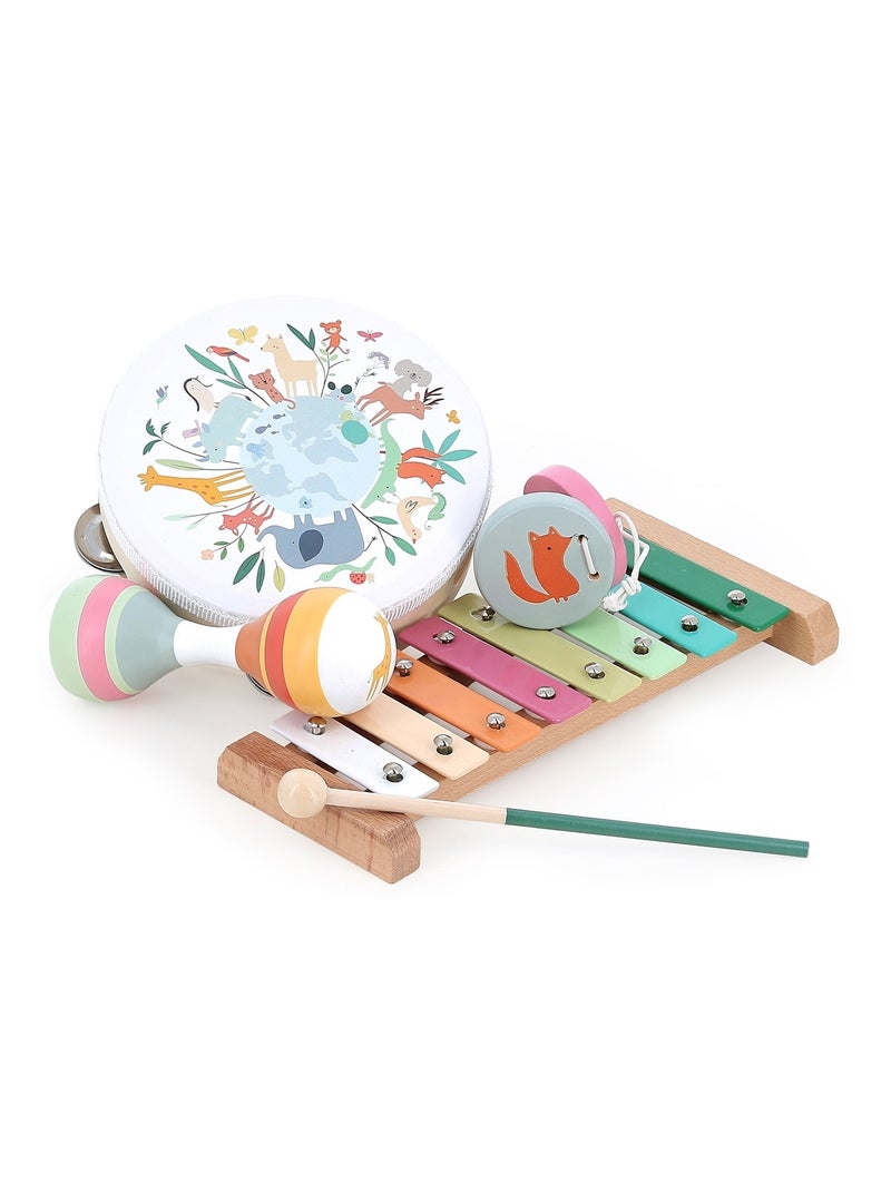 Set de musique animaux Sarah Betz Blanc - Kiabi