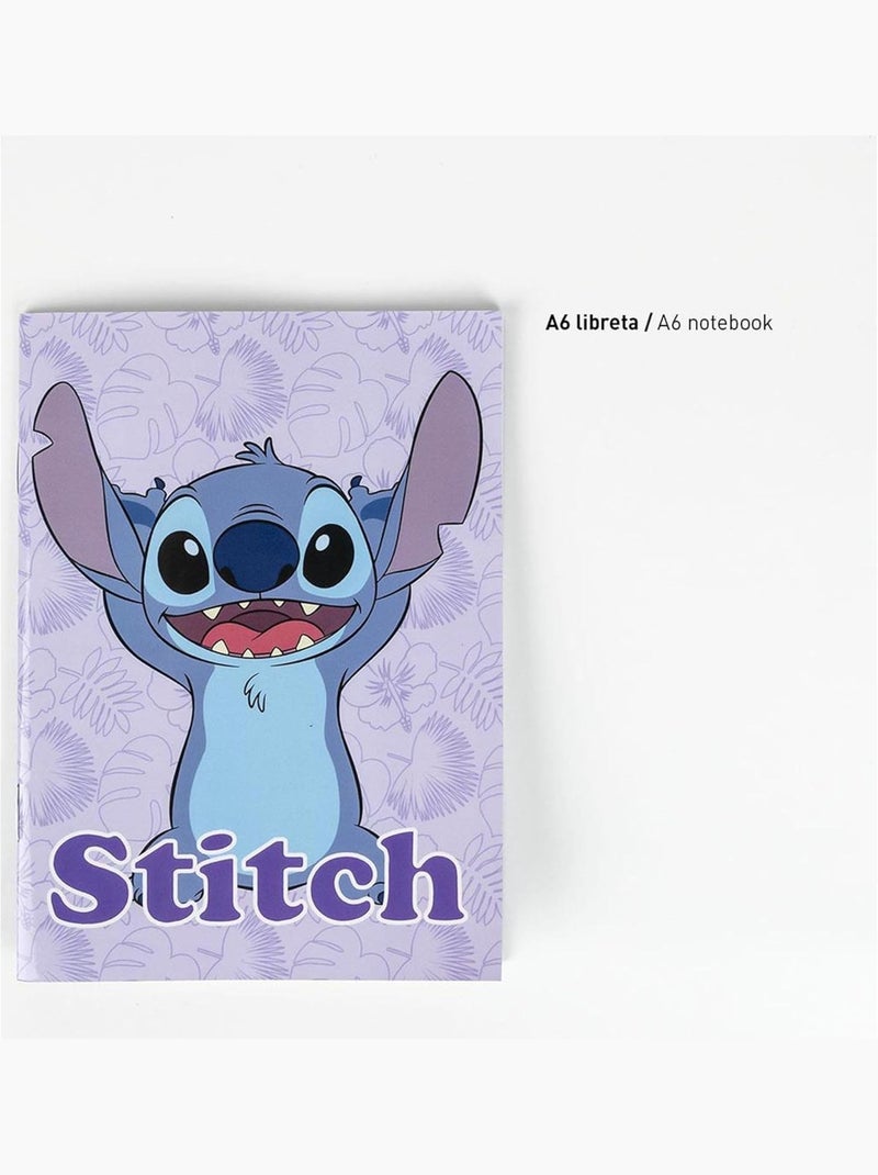 Set de papeterie - Stitch - Disney - 22x14 cm - Trousse zippée Bleu - Kiabi