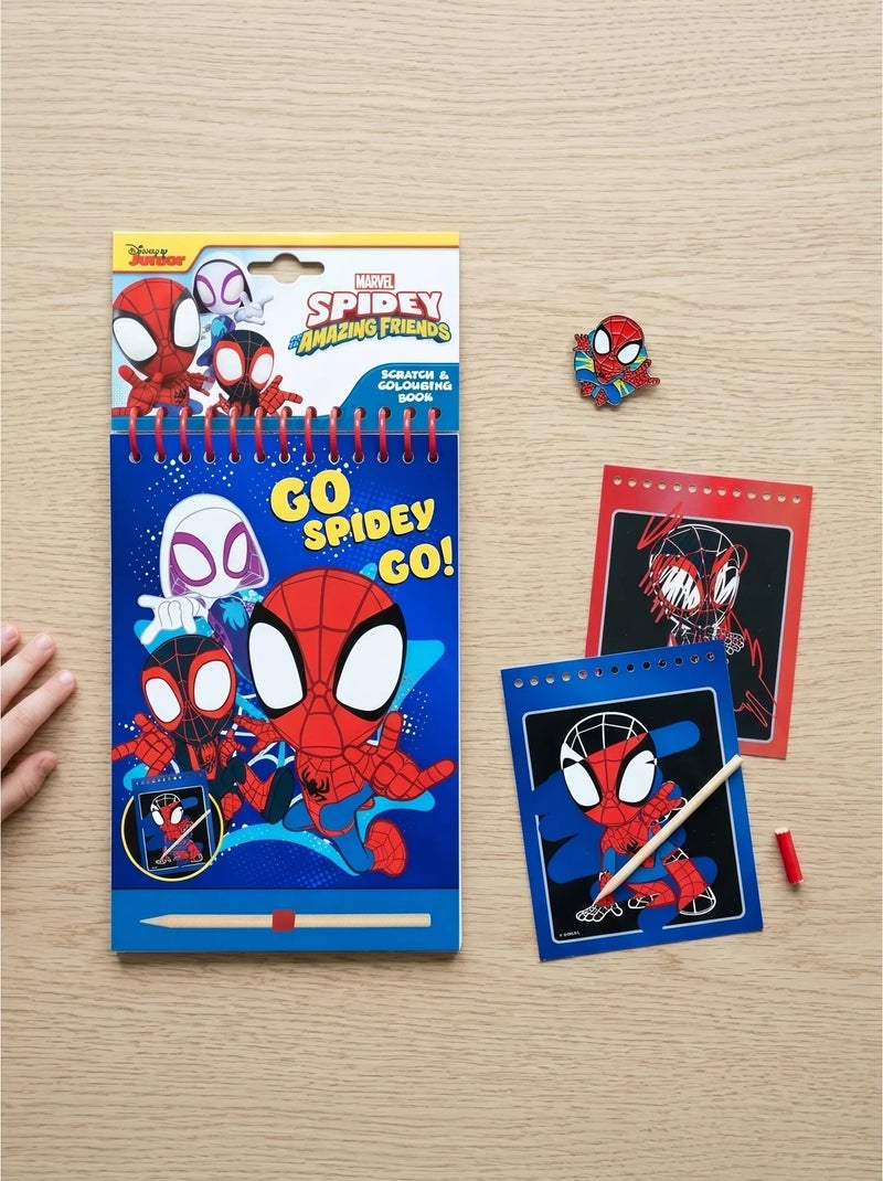 Set de papeterie carnet à gratter spidey marvel Multicolore - Kiabi