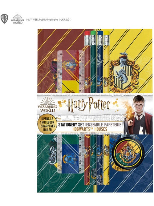 Set de papeterie Maisons de Poudlard - Harry Potter - Kiabi