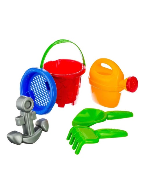 Set de plage enfant avec seau et jeux - Kiabi