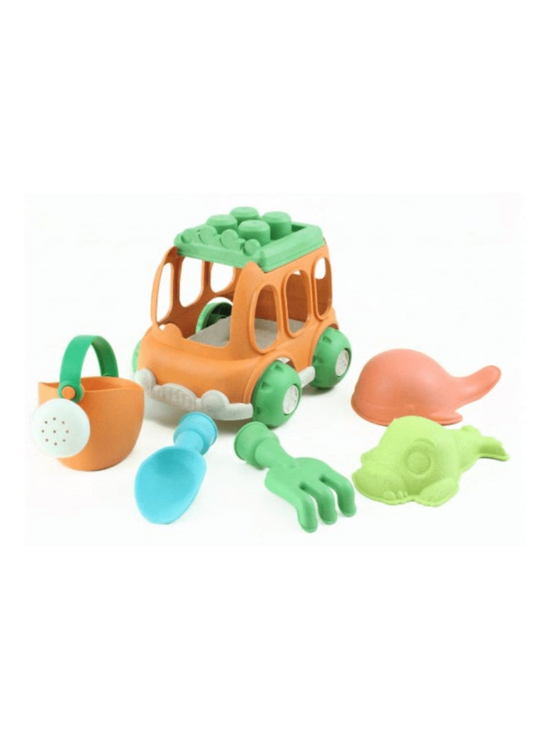 Set de plage & jardin - 6 Pièces, Voiture en Paille de Blé Magni Multicolore - Kiabi