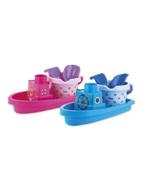 Set de plage pour bébé- rose + bleu - Kiabi