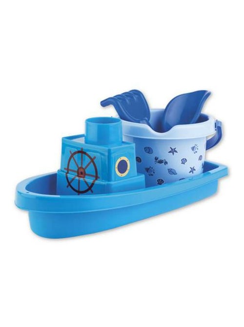 Set de plage pour bébé- rose + bleu - Kiabi