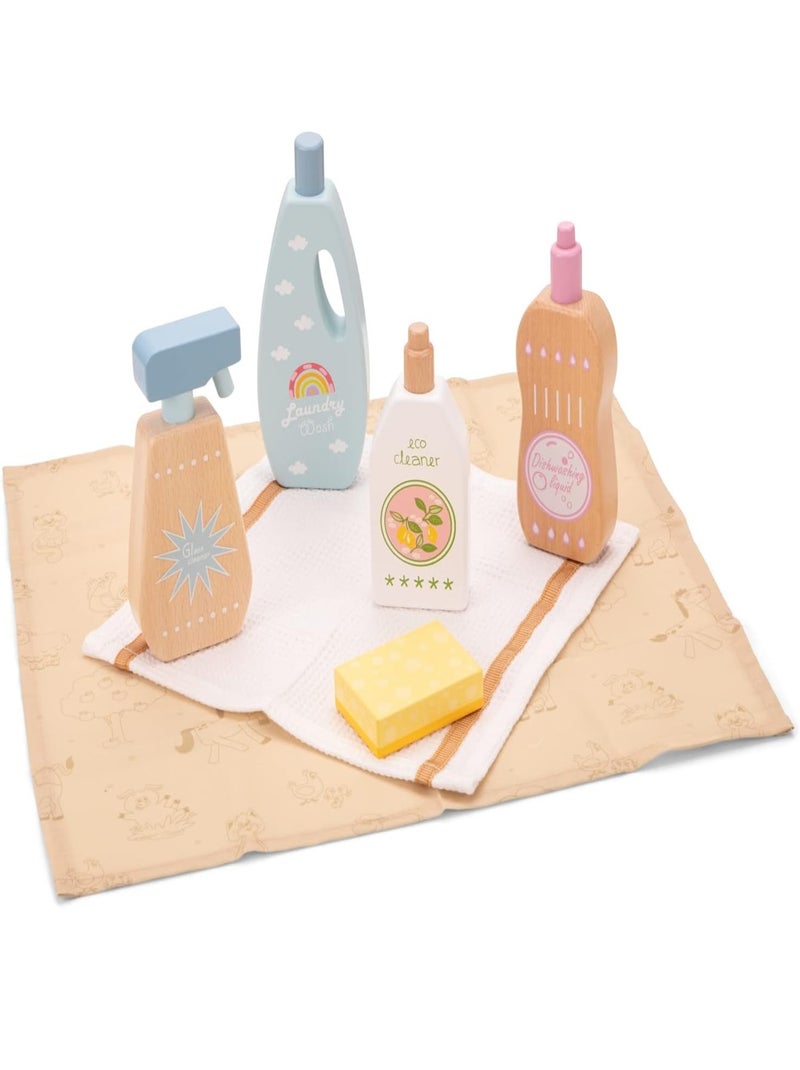 Set de produits ménagers en bois Beige - Kiabi