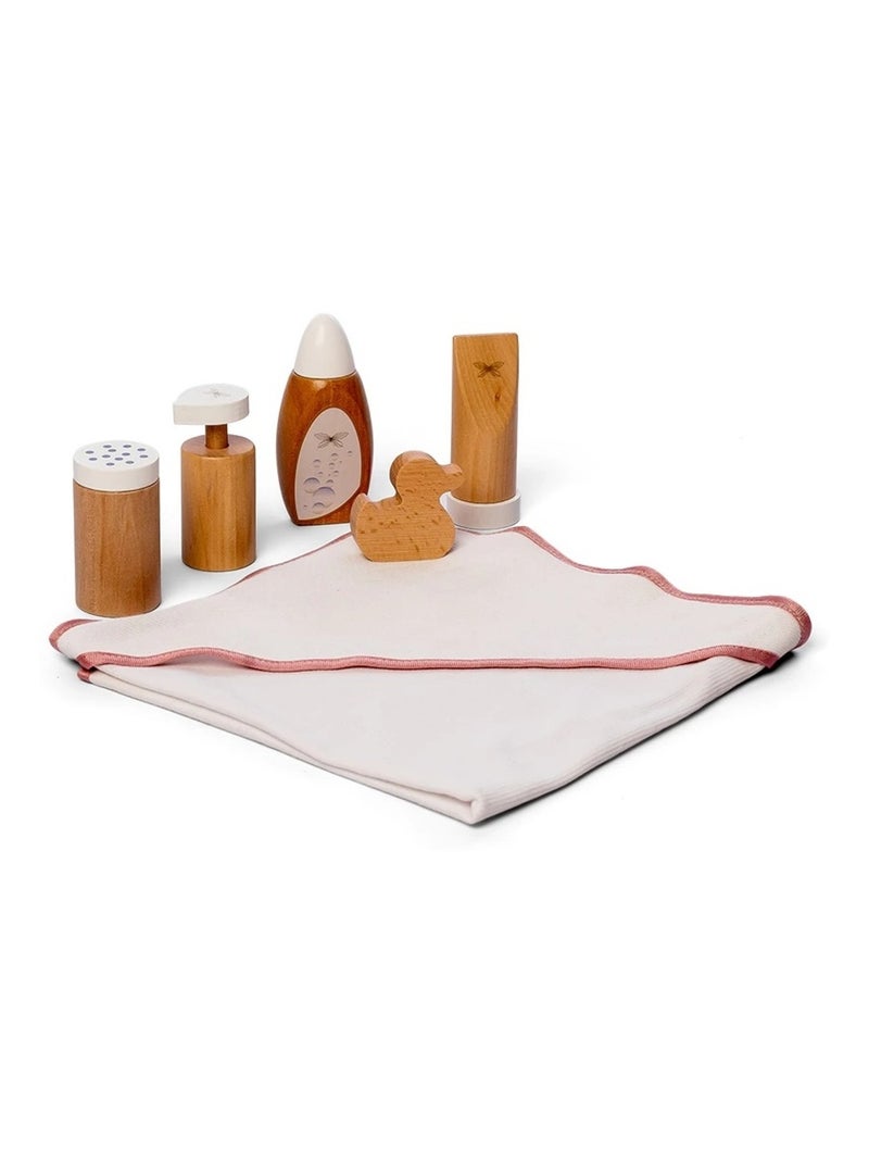 Set de salle de bain - 7 pièces Beige - Kiabi
