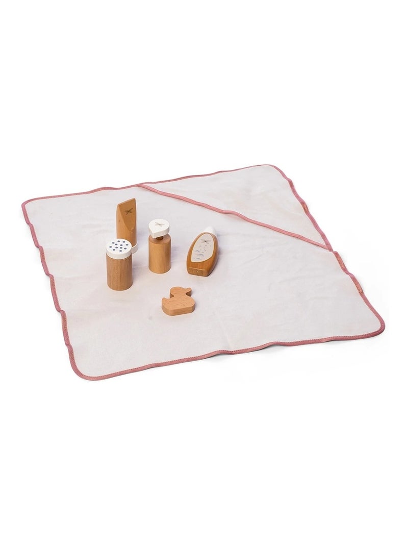 Set de salle de bain - 7 pièces Beige - Kiabi