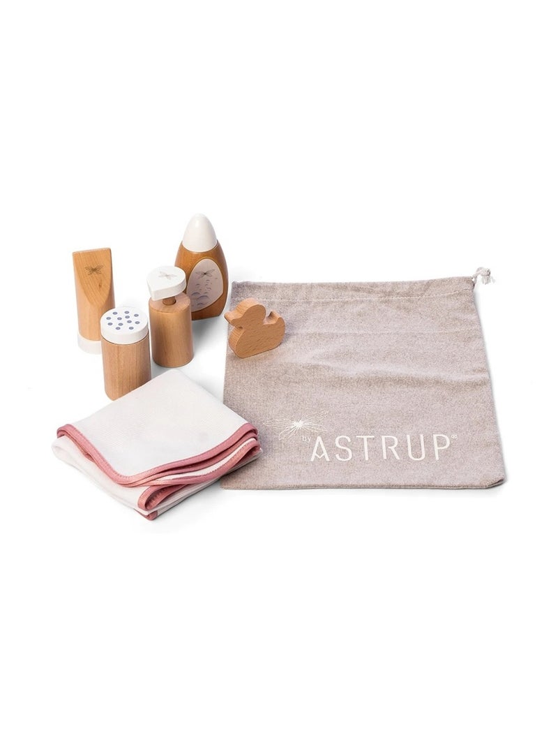 Set de salle de bain - 7 pièces Beige - Kiabi