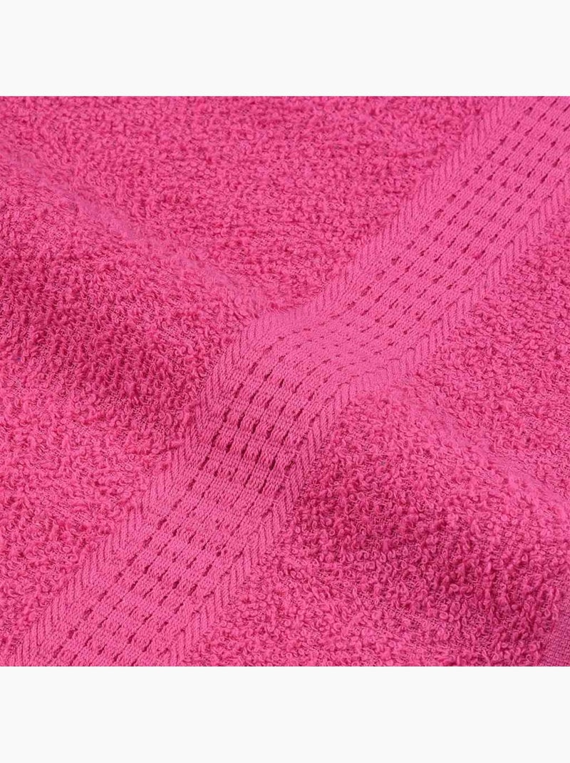 Set de serviettes frogn en coton 6 pièces 360 g/m² - vidaxl Rose - Kiabi