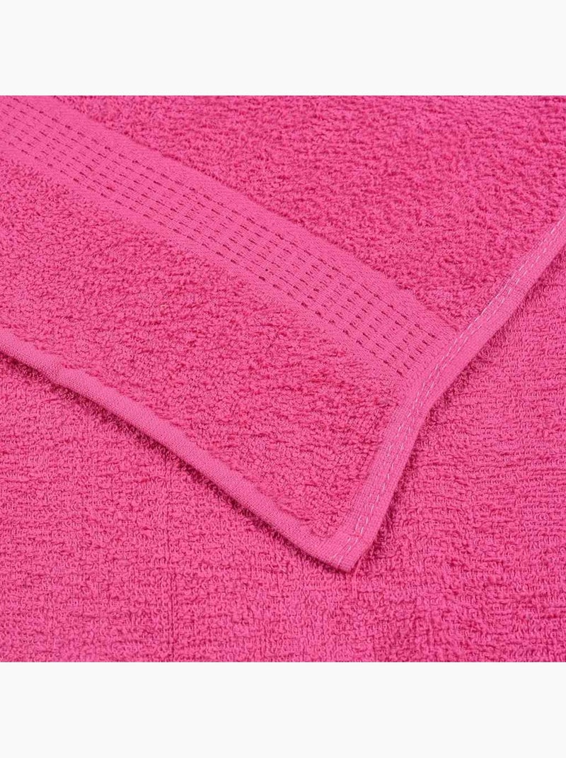 Set de serviettes frogn en coton 6 pièces 360 g/m² - vidaxl Rose - Kiabi