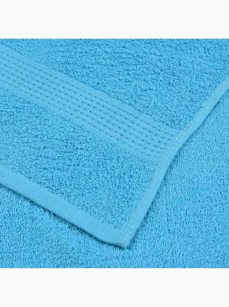 Set de serviettes frogn en coton 6 pièces 360 g/m² - vidaxl Turquoise - Kiabi