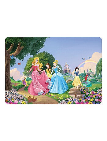 Set de table - Disney princesses - Raiponce, Cendrillon, Belle, Blanche neige, Ariel - 42x30 cm