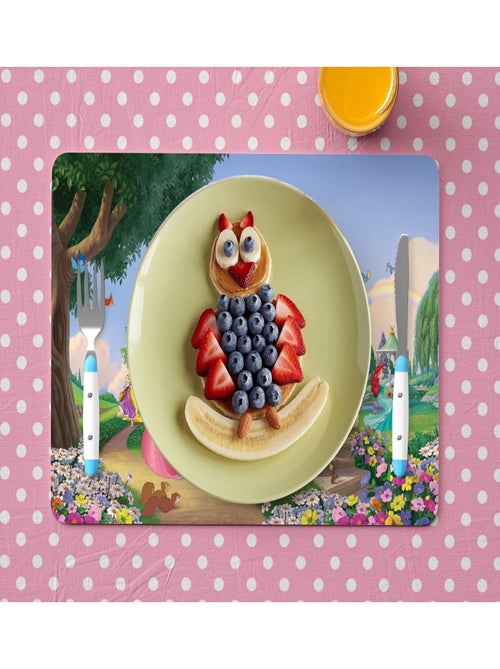 Set de table - Disney princesses - Raiponce, Cendrillon, Belle, Blanche neige, Ariel - 42x30 cm - Kiabi