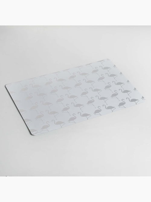 Set de table 28 x 44 cm acapulco blanc imprime metallise - Kiabi