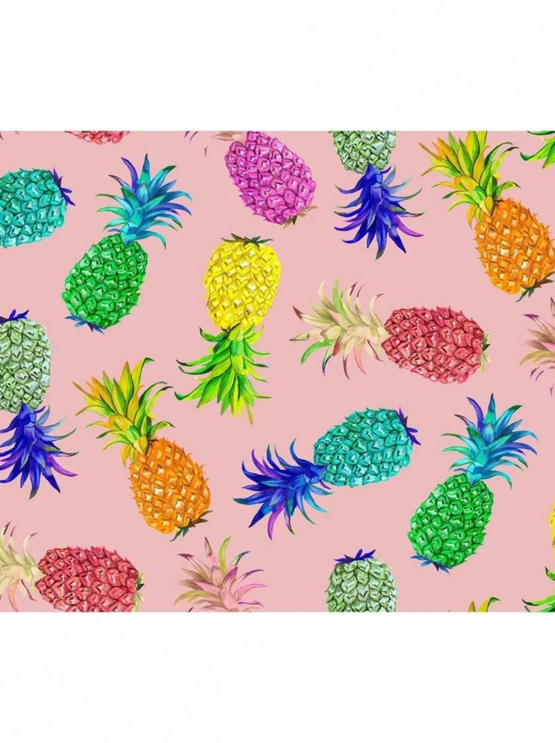 Set de table 30 x 44 cm Ananas rose Rose - Kiabi