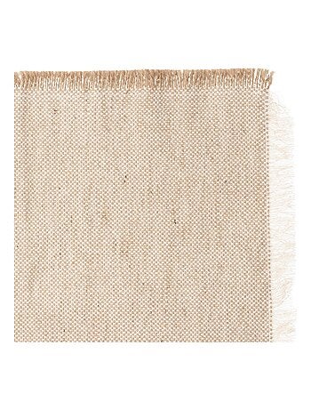 Set de table à franges bicolore