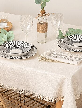 Set de table à franges