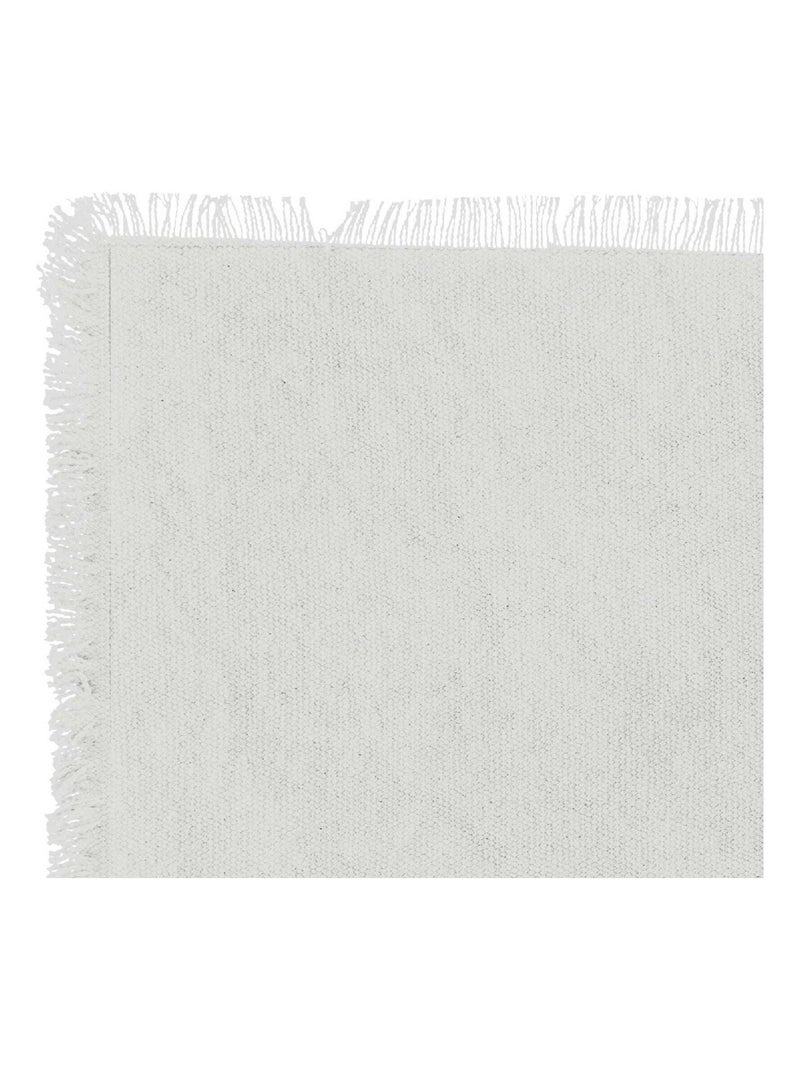 Set de table à franges Blanc - Kiabi