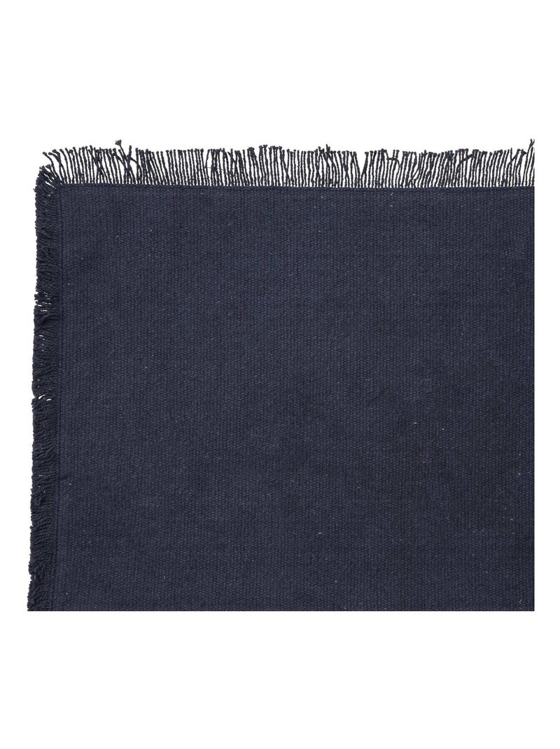 Set de table à franges Bleu - Kiabi