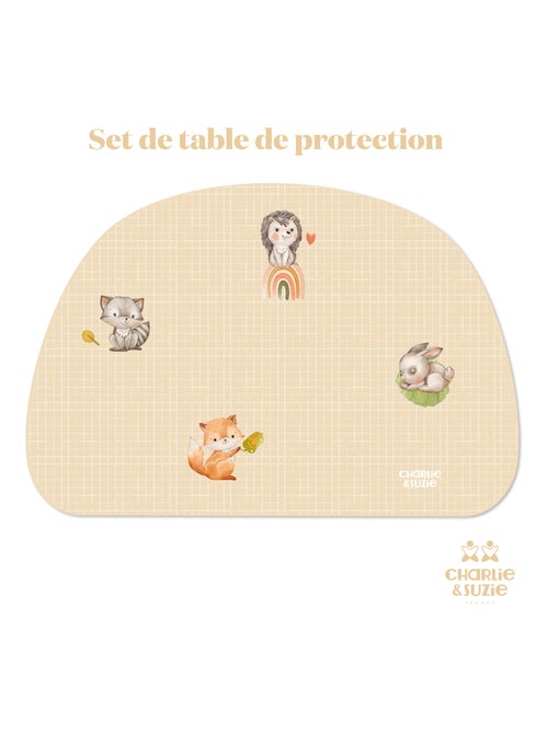 Set de table Animaux de la Forêt - Kiabi