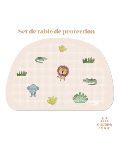 Set de table Animaux de la Jungle - Kiabi Set de table Animaux de la Jungle - Kiabi