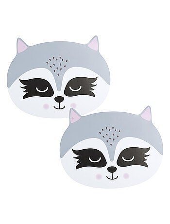 Set de table ANIMAUX Raton laveur
