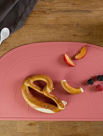 Set de table arc-en-ciel en silicone