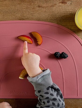 Set de table arc-en-ciel en silicone