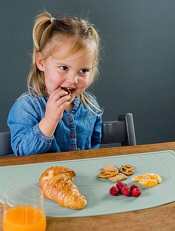 Set de table arc-en-ciel en silicone