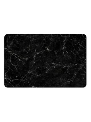 Set de table aspect marbre noir