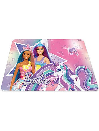 Set de table 'Barbie' Licorne imprimé plat – 42 x 28,5 cm