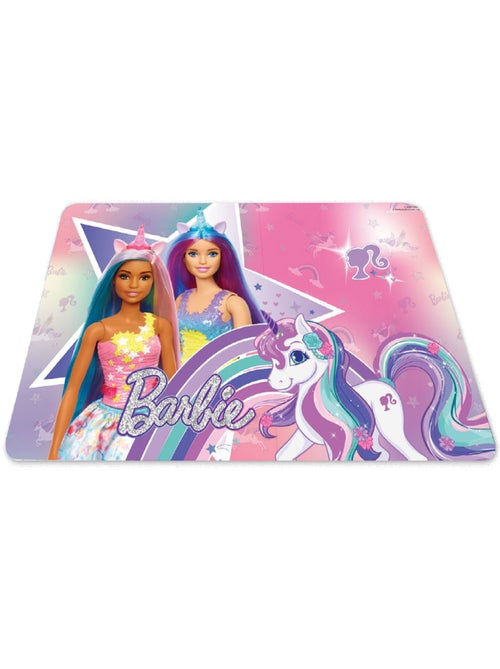 Set de table 'Barbie' Licorne imprimé plat – 42 x 28,5 cm - Kiabi