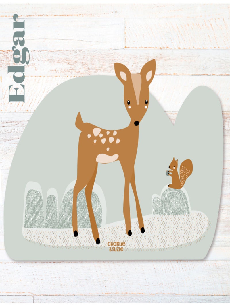 Set de table Biche Edgar Multicolore - Kiabi