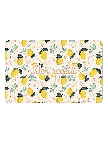 Set de table bon appétit citrons