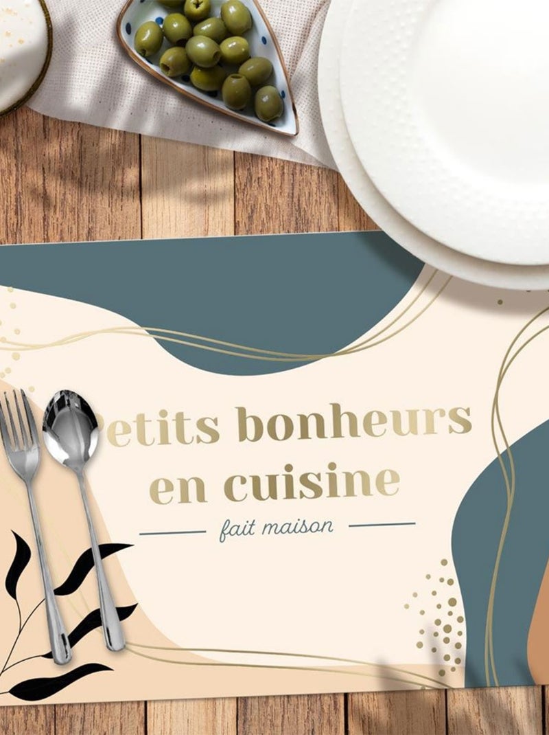 Set de table bonheur en cuisine Beige - Kiabi