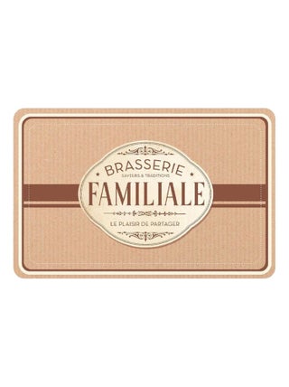 Set de table brasserie familiale