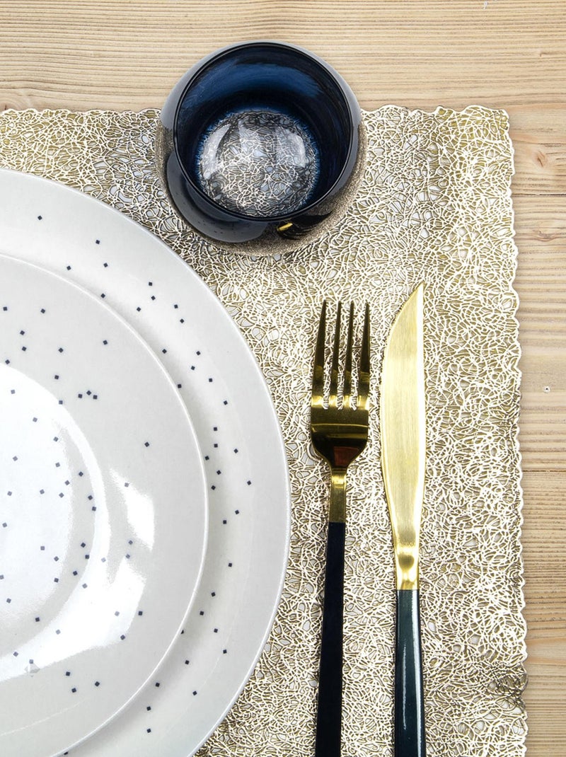 Set de table CHIC Jaune or - Kiabi