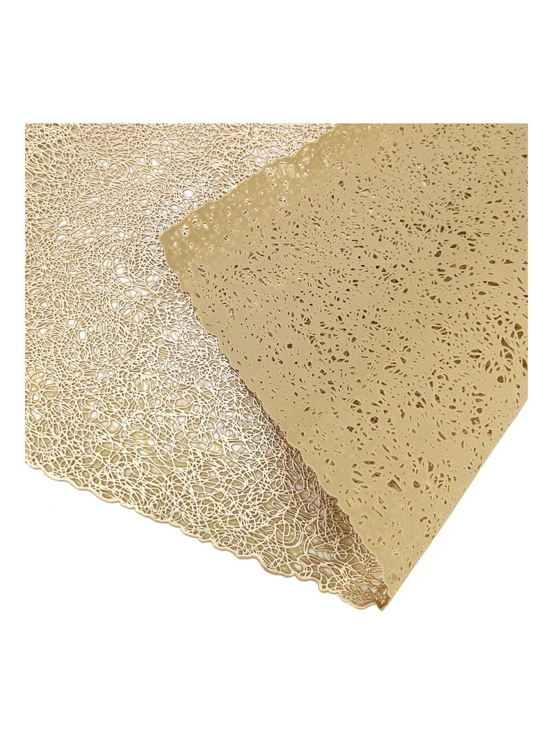 Set de table CHIC Jaune or - Kiabi