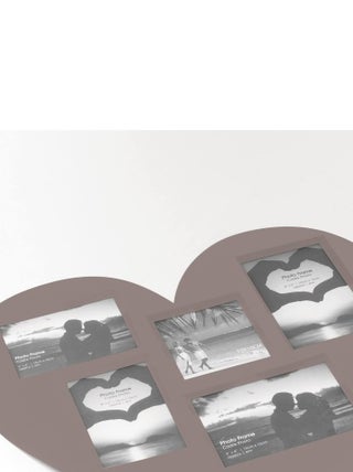 Set de table Colllection Cadre photos Coeur