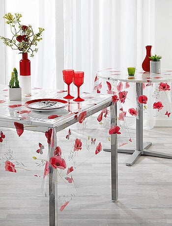 Set de table Coquelicots - 43 x 30 cm - Rouge