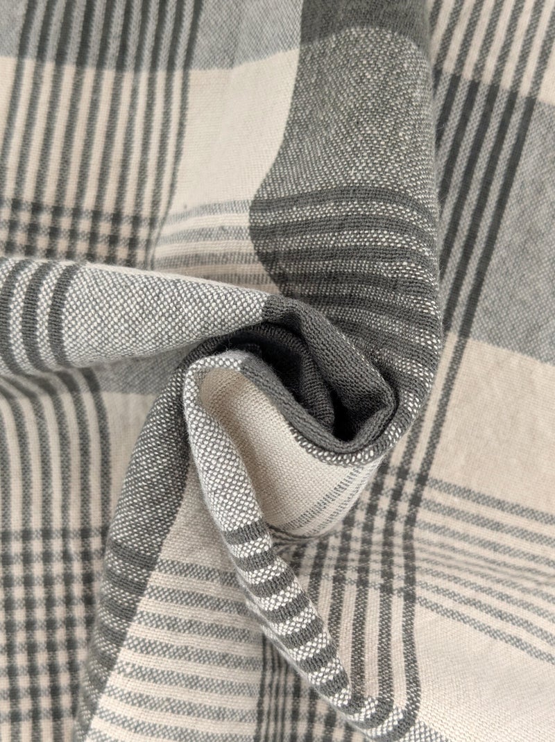 Set de table coton collection NESS Kaki - Kiabi