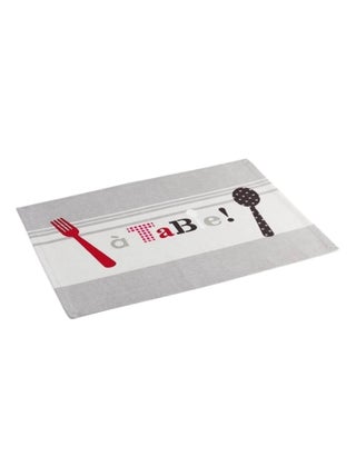 Set de table coton Modele Epicurien A table! 33 x 45 cm