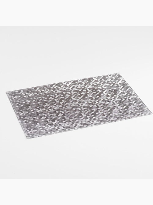 Set de table Domino argent 30 x 45 cm - Kiabi