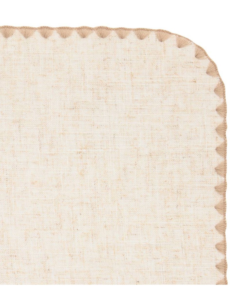 Set de table effet lin sandrine Beige - Kiabi